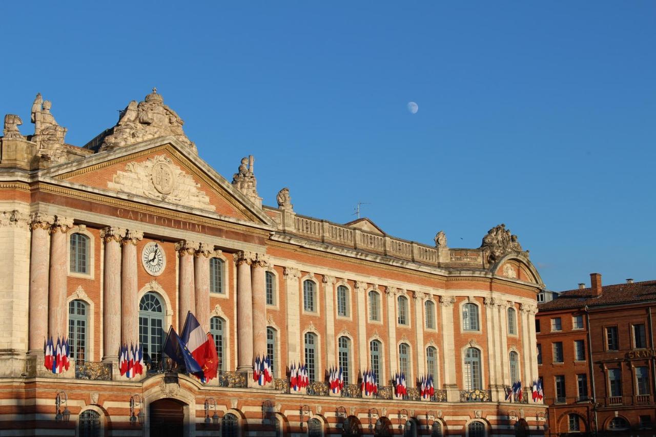 Blagnac : Appartement T2 Avec Jardin, Parking Et Climatisation 外观 照片